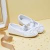 imageOtter MOMO Toddler Little Girls Princess Shoes Mary Jane Ballerina Flats Flower Girl Dress ShoesDh24white