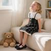 imageOtter MOMO Toddler Little Girls Princess Shoes Mary Jane Ballerina Flats Flower Girl Dress ShoesDh25black