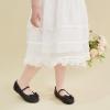 imageOtter MOMO Toddler Little Girls Princess Shoes Mary Jane Ballerina Flats Flower Girl Dress ShoesDh25white