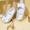 imageOtter MOMO Toddler Little Girls Princess Shoes Mary Jane Ballerina Flats Flower Girl Dress ShoesDh25white