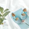 imageOtter MOMO Toddler Little Girls Party Dress Princess Shoes Slip On Mary Jane Ballerina Flats ShoesD737blue
