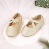 imageOtter MOMO Toddler Little Girls Party Dress Princess Shoes Slip On Mary Jane Ballerina Flats ShoesD737gold