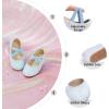 imageOtter MOMO Toddler Little Girls Party Dress Princess Shoes Slip On Mary Jane Ballerina Flats ShoesD737light Blue