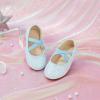 imageOtter MOMO Toddler Little Girls Party Dress Princess Shoes Slip On Mary Jane Ballerina Flats ShoesD737light Blue