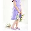 imageOtter MOMO Toddler Little Girls Party Dress Princess Shoes Slip On Mary Jane Ballerina Flats ShoesD737purple