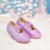imageOtter MOMO Toddler Little Girls Party Dress Princess Shoes Slip On Mary Jane Ballerina Flats ShoesD737purple