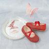 imageOtter MOMO Toddler Little Girls Party Dress Princess Shoes Slip On Mary Jane Ballerina Flats ShoesD737red