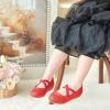 imageOtter MOMO Toddler Little Girls Party Dress Princess Shoes Slip On Mary Jane Ballerina Flats ShoesD737red