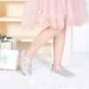 imageOtter MOMO Toddler Little Girls Party Dress Princess Shoes Slip On Mary Jane Ballerina Flats ShoesD737silver