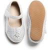 imageOtter MOMO Toddler Little Girls Party Dress Princess Shoes Slip On Mary Jane Ballerina Flats ShoesDf01silver