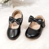 imageOtter MOMO Toddler Little Girls Party Dress Princess Shoes Slip On Mary Jane Ballerina Flats ShoesDf07black