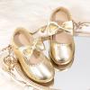 imageOtter MOMO Toddler Little Girls Party Dress Princess Shoes Slip On Mary Jane Ballerina Flats ShoesDf07gold