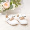 imageOtter MOMO Toddler Little Girls Party Dress Princess Shoes Slip On Mary Jane Ballerina Flats ShoesDf07white