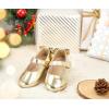imageOtter MOMO Toddler Little Girls Party Dress Princess Shoes Slip On Mary Jane Ballerina Flats ShoesDf10gold