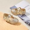 imageOtter MOMO Toddler Little Girls Party Dress Princess Shoes Slip On Mary Jane Ballerina Flats ShoesDf21gold