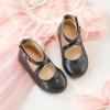 imageOtter MOMO Toddler Little Girls Party Dress Princess Shoes Slip On Mary Jane Ballerina Flats ShoesDf22black