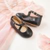 imageOtter MOMO Toddler Little Girls Party Dress Princess Shoes Slip On Mary Jane Ballerina Flats ShoesDf22black