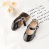 imageOtter MOMO Toddler Little Girls Party Dress Princess Shoes Slip On Mary Jane Ballerina Flats ShoesDf23black