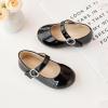 imageOtter MOMO Toddler Little Girls Party Dress Princess Shoes Slip On Mary Jane Ballerina Flats ShoesDf23black
