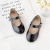 imageOtter MOMO Toddler Little Girls Party Dress Princess Shoes Slip On Mary Jane Ballerina Flats ShoesDf23black