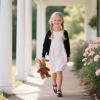 imageOtter MOMO Toddler Little Girls Party Dress Princess Shoes Slip On Mary Jane Ballerina Flats ShoesDf23black