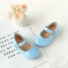 imageOtter MOMO Toddler Little Girls Party Dress Princess Shoes Slip On Mary Jane Ballerina Flats ShoesDf23blue
