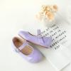 imageOtter MOMO Toddler Little Girls Party Dress Princess Shoes Slip On Mary Jane Ballerina Flats ShoesDf23purple