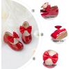 imageOtter MOMO Toddler Little Girls Party Dress Princess Shoes Slip On Mary Jane Ballerina Flats ShoesDf24red