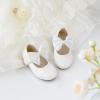 imageOtter MOMO Toddler Little Girls Party Dress Princess Shoes Slip On Mary Jane Ballerina Flats ShoesDf24white