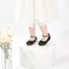 imageOtter MOMO Toddler Little Girls Party Dress Princess Shoes Slip On Mary Jane Ballerina Flats ShoesDf25black