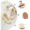 imageOtter MOMO Toddler Little Girls Party Dress Princess Shoes Slip On Mary Jane Ballerina Flats ShoesDf25gold