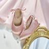 imageOtter MOMO Toddler Little Girls Party Dress Princess Shoes Slip On Mary Jane Ballerina Flats ShoesDf25pink