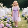 imageOtter MOMO Toddler Little Girls Party Dress Princess Shoes Slip On Mary Jane Ballerina Flats ShoesDf25purple