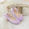 imageOtter MOMO Toddler Little Girls Party Dress Princess Shoes Slip On Mary Jane Ballerina Flats ShoesDf25purple