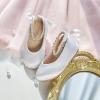 imageOtter MOMO Toddler Little Girls Party Dress Princess Shoes Slip On Mary Jane Ballerina Flats ShoesDf25white