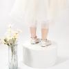 imageOtter MOMO Toddler Little Girls Party Dress Princess Shoes Slip On Mary Jane Ballerina Flats ShoesDf25white