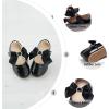 imageOtter MOMO Toddler Little Girls Party Dress Princess Shoes Slip On Mary Jane Ballerina Flats ShoesDf26black