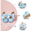 imageOtter MOMO Toddler Little Girls Party Dress Princess Shoes Slip On Mary Jane Ballerina Flats ShoesDf26blue