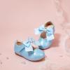 imageOtter MOMO Toddler Little Girls Party Dress Princess Shoes Slip On Mary Jane Ballerina Flats ShoesDf26blue