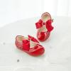 imageOtter MOMO Toddler Little Girls Party Dress Princess Shoes Slip On Mary Jane Ballerina Flats ShoesDf26red