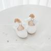 imageOtter MOMO Toddler Little Girls Party Dress Princess Shoes Slip On Mary Jane Ballerina Flats ShoesDf26white