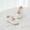 imageOtter MOMO Toddler Little Girls Party Dress Princess Shoes Slip On Mary Jane Ballerina Flats ShoesDf26white