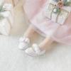 imageOtter MOMO Toddler Little Girls Party Dress Princess Shoes Slip On Mary Jane Ballerina Flats ShoesDf27white