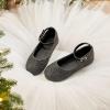 imageOtter MOMO Toddler Little Girls Party Dress Princess Shoes Slip On Mary Jane Ballerina Flats ShoesDh21black