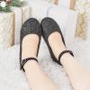 imageOtter MOMO Toddler Little Girls Party Dress Princess Shoes Slip On Mary Jane Ballerina Flats ShoesDh21black