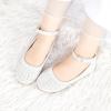 imageOtter MOMO Toddler Little Girls Party Dress Princess Shoes Slip On Mary Jane Ballerina Flats ShoesDh21white