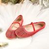 imageOtter MOMO Toddler Little Girls Party Dress Princess Shoes Slip On Mary Jane Ballerina Flats ShoesDh22red