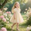 imageOtter MOMO Toddler Little Girls Party Dress Princess Shoes Slip On Mary Jane Ballerina Flats ShoesDh23gold