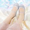 imageOtter MOMO Toddler Little Girls Party Dress Princess Shoes Slip On Mary Jane Ballerina Flats ShoesDh23silver