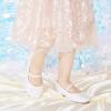 imageOtter MOMO Toddler Little Girls Party Dress Princess Shoes Slip On Mary Jane Ballerina Flats ShoesDh23white